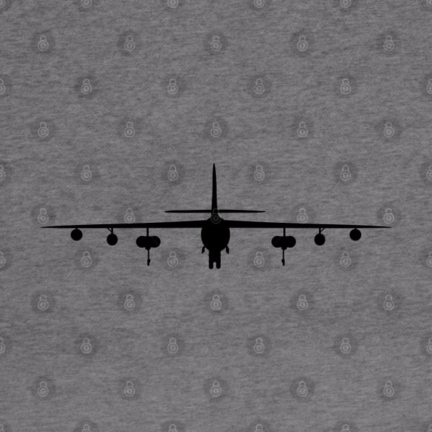 USAF - B-47 Stratojet - Ground - Silhouette wo Txt X 300 by twix123844